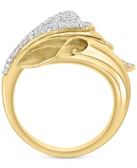 Effy Diamond Pave Lily Inspired Bypass Ring (3/8 ct. t.w.) in 14k Gold