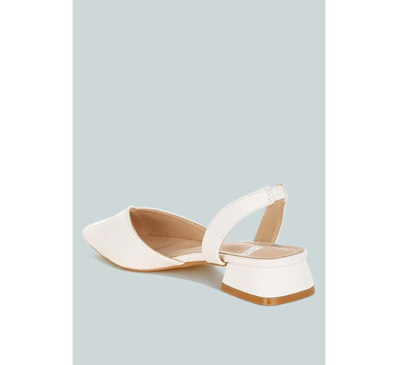 Tijay Soft Real Leather Slingback Sandals