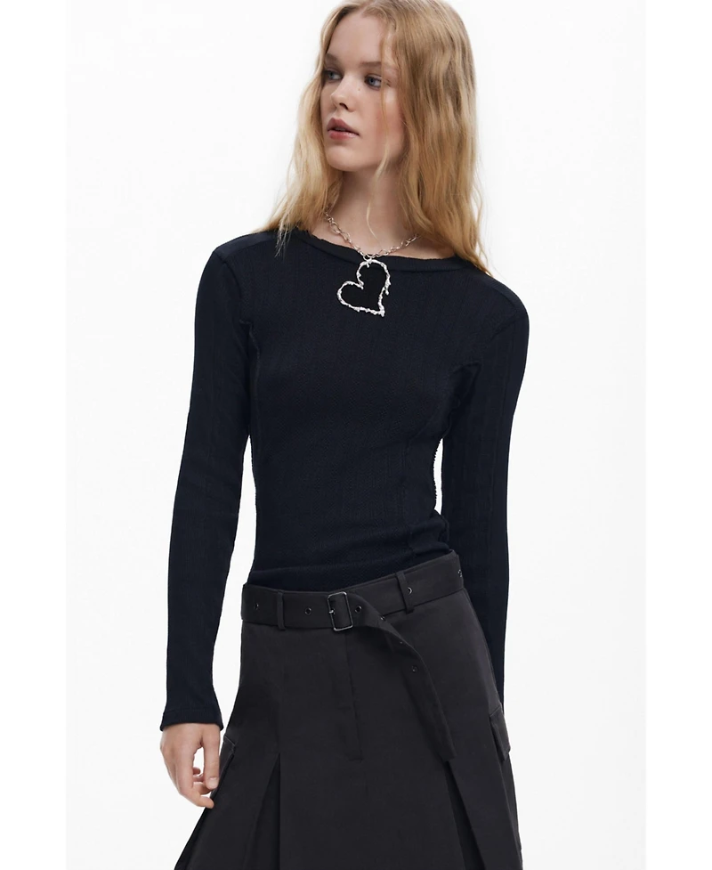Desigual Women's Cotton T-shirt seams