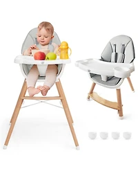 Gouun Boys High Chair with Dishwasher Safe Tray