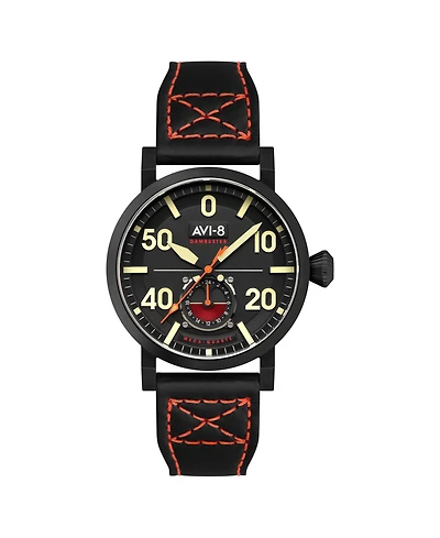 Avi-8 Men's Dambuster Chadwick Meca-Quartz Leather Strap Watch
