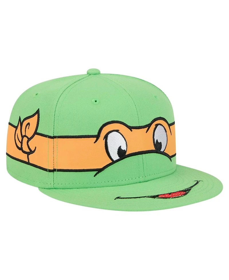 New Era Men's Green Teenage Mutant Ninja Turtles Michelangelo 9Fifty Snapback Hat