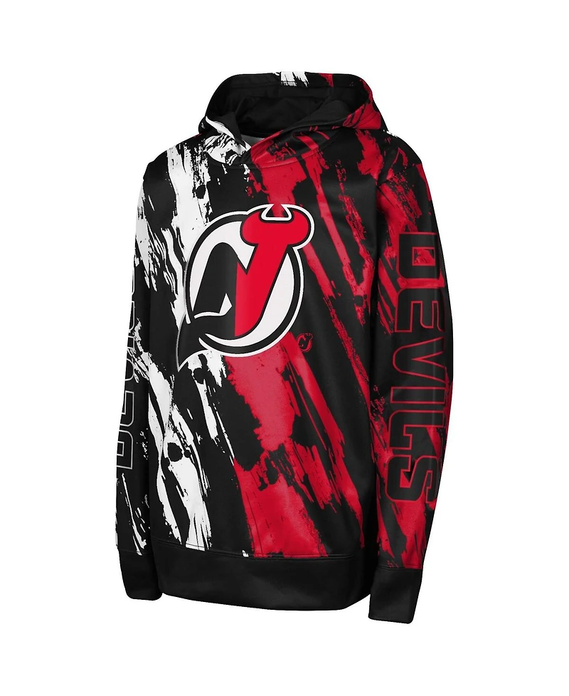 Outerstuff Preschool Red New Jersey Devils Master Snipe Pullover Hoodie
