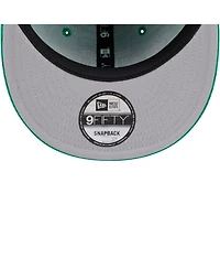 New Era Men's Kelly Green Boston Celtics Throwback Display Corduroy 9FIFTY Snapback Hat