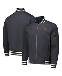 Nike Men's Anthracite Minnesota Golden Gophers Full-Zip Bomber Jacket