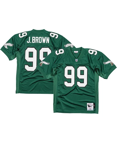 Mitchell & Ness Men's Jerome Brown Kelly Green Philadelphia Eagles 1991 Authentic Jersey