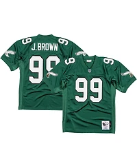 Mitchell & Ness Men's Jerome Brown Kelly Green Philadelphia Eagles 1991 Authentic Jersey