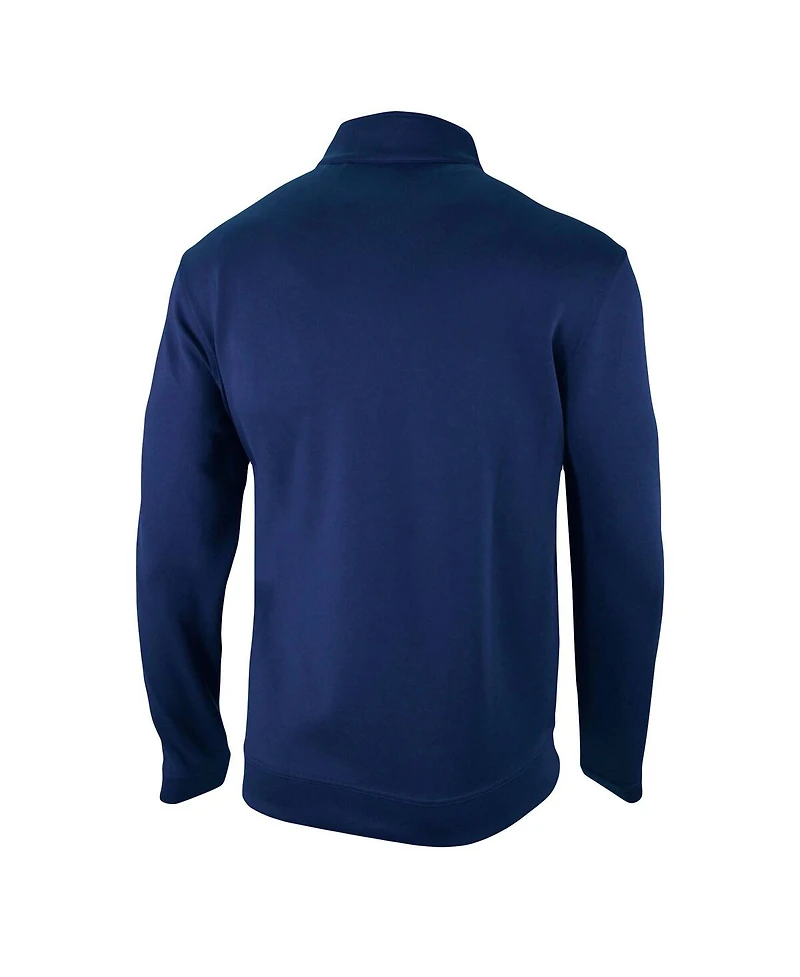 Columbia Men's Navy Colorado Avalanche Wickham Hills Omni-Wick Quarter-Zip Jacket