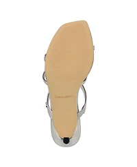 Calvin Klein Women's Hiledy Caged Slip-On Stiletto Sandals
