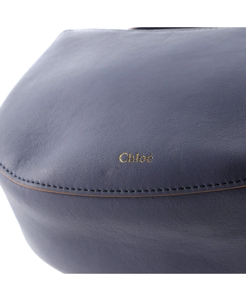 Pre-Owned Chloe Small Kiss Purse Bag Leather