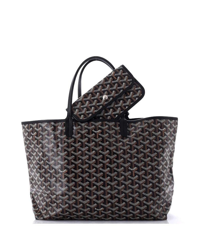 Pre-Owned Goyard Pm Saint Louis Tote Claire Voie Coated Canvas
