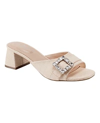 Bandolino Women's Loryce Embellished Block Heel Sandals
