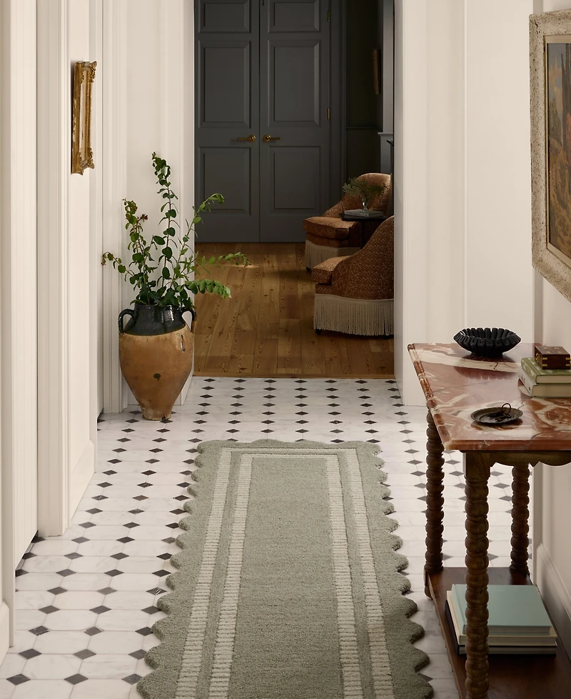 Chris Loves Julia Scottie Sco-01 2'6''x9'9'' Runner Area Rug
