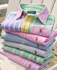 Polo Ralph Lauren Toddler and Little Boys Plaid Cotton Poplin Shirt