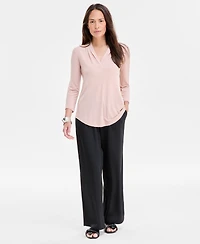 Jm Collection Petite Solid Top, Created for Macy's