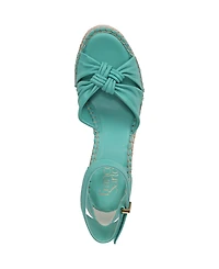 Franco Sarto Women's Clementine Open Toe Espadrille Wedge Sandals