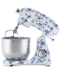 Laura Ashley Floral-Print 6L 6-Speed Die-Cast Stand Mixer