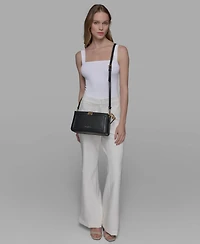 Karl Lagerfeld Paris Ivette Leather Shoulder