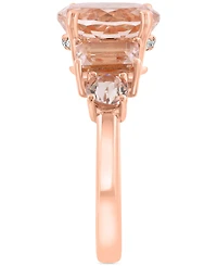 Effy Morganite (4 ct. tw.) & Diamond (1/20 ct. t.w.) Ring in 14k Rose Gold