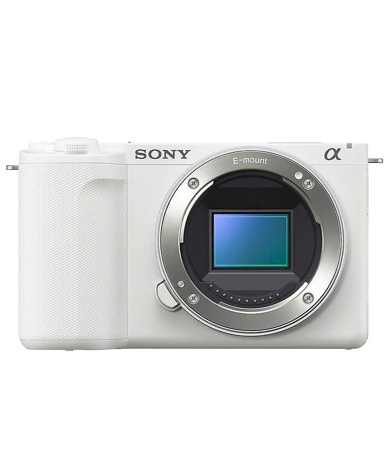 Sony Alpha ZVE10 Ii | Aps-c Interchangeable Lens Mirrorless | Designed for Content Creators | Body Only | White