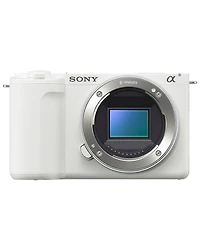 Sony Alpha ZVE10 Ii | Aps-c Interchangeable Lens Mirrorless | Designed for Content Creators | Body Only | White