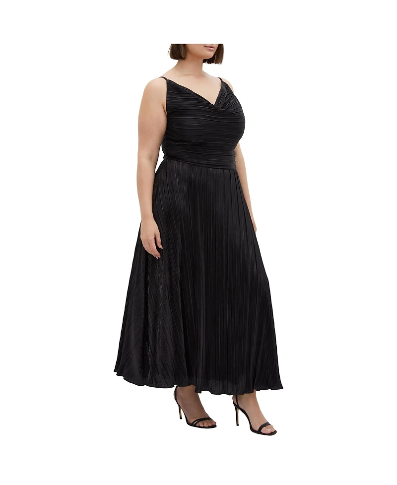 Plus Kamila Cowl Neck Dress