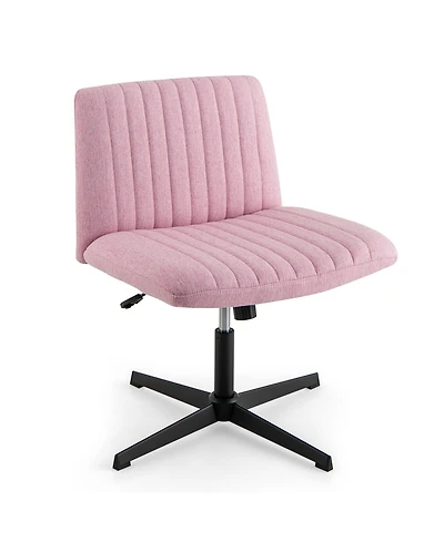 Criss Cross Legged Office Chair Ergonomic Mid Back Computer Desk Chair