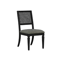 Liberty Furniture, Panel Back Side Chair (Rta), Blackstone Finish