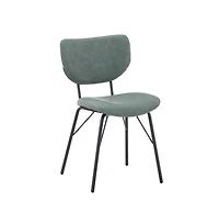 Jofran Modern Split-Back Upholstered Dining Chair (Set of 2)