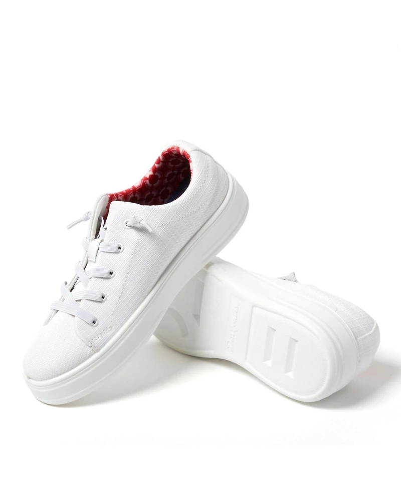 Dearfoams Women's Mabel Woven Slip On Sneaker