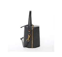 Susu Black Purse Leather Bucket Bag Small Crossbody Purse Women's Handbag