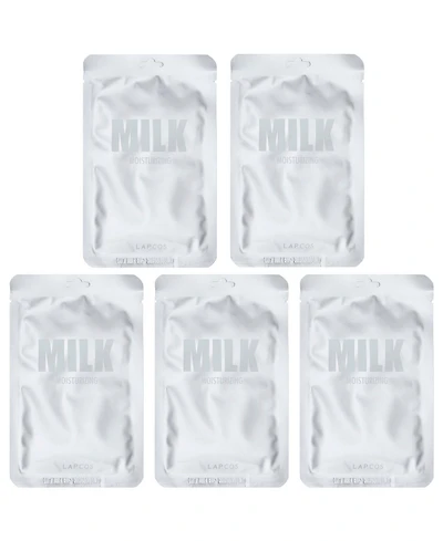 Lapcos Milk Sheet Beauty Mask Set Moisturizing 5 Sheet Masks