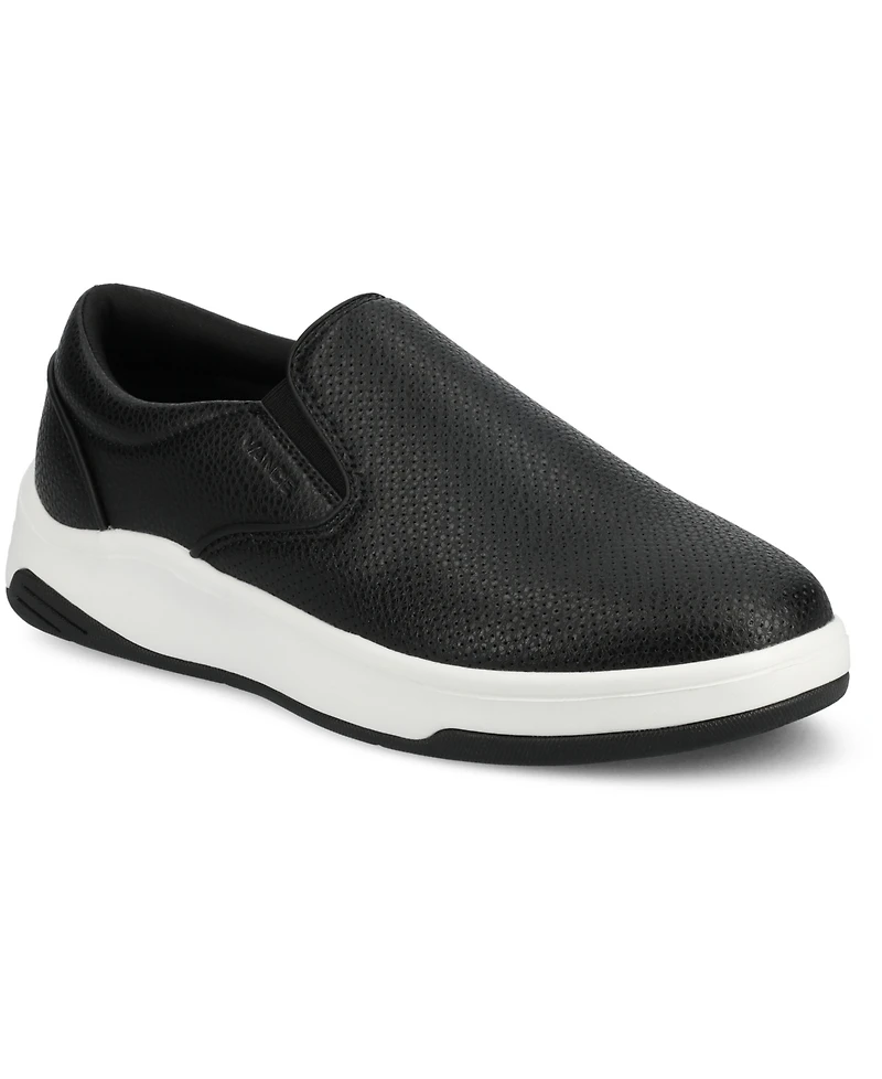 Vance Co. Men's Townes Comfort Perforated Flexible Slip-on Sneaker