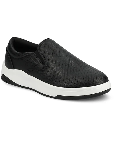 Vance Co. Men's Townes Comfort Perforated Flexible Slip-on Sneaker