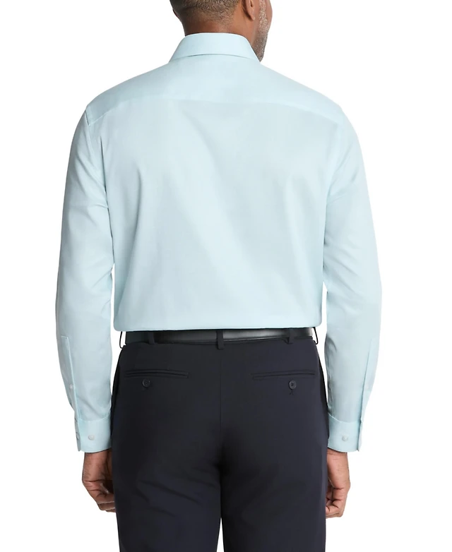 calvin klein dress shirts macys Calvin Klein Men's Slim Fit Stretch Flex Collar Dress Shirt Blue Size 14X32-33