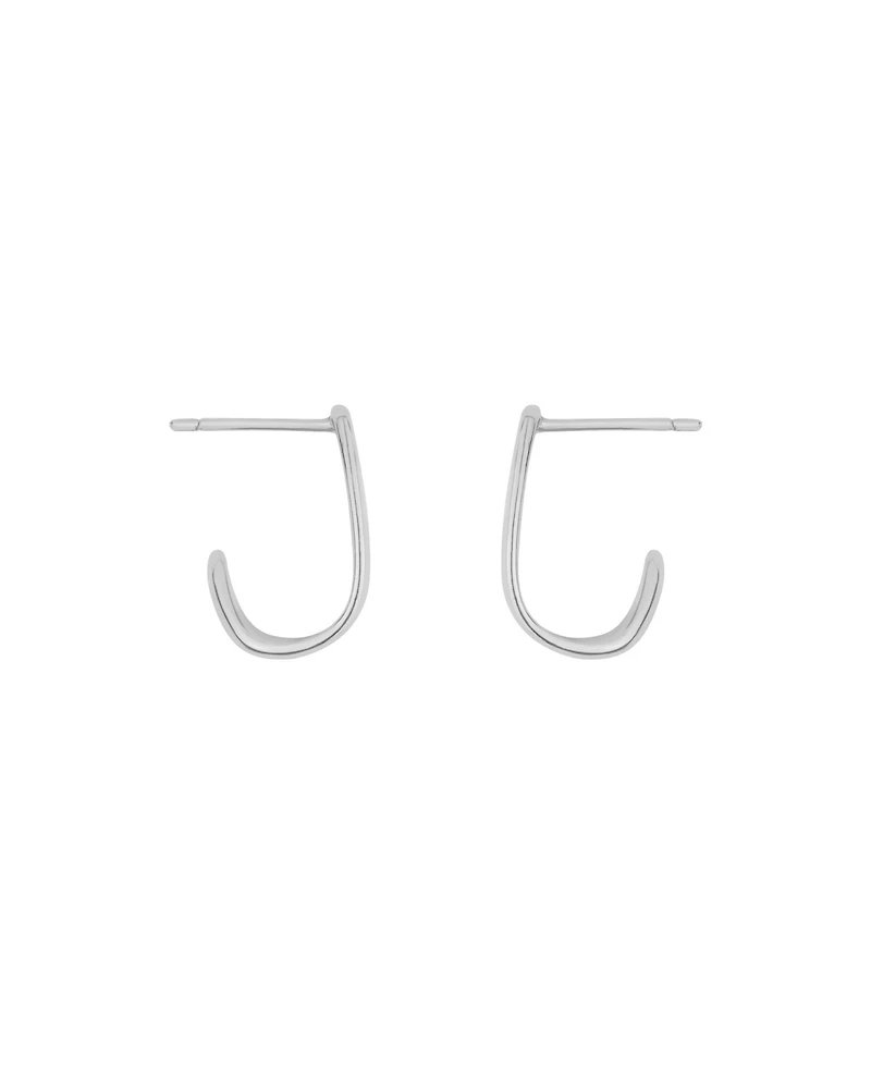 And Now This Post Push Back Hoop Earrings