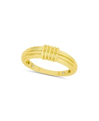 And Now This Gold Textured Statement Ring
