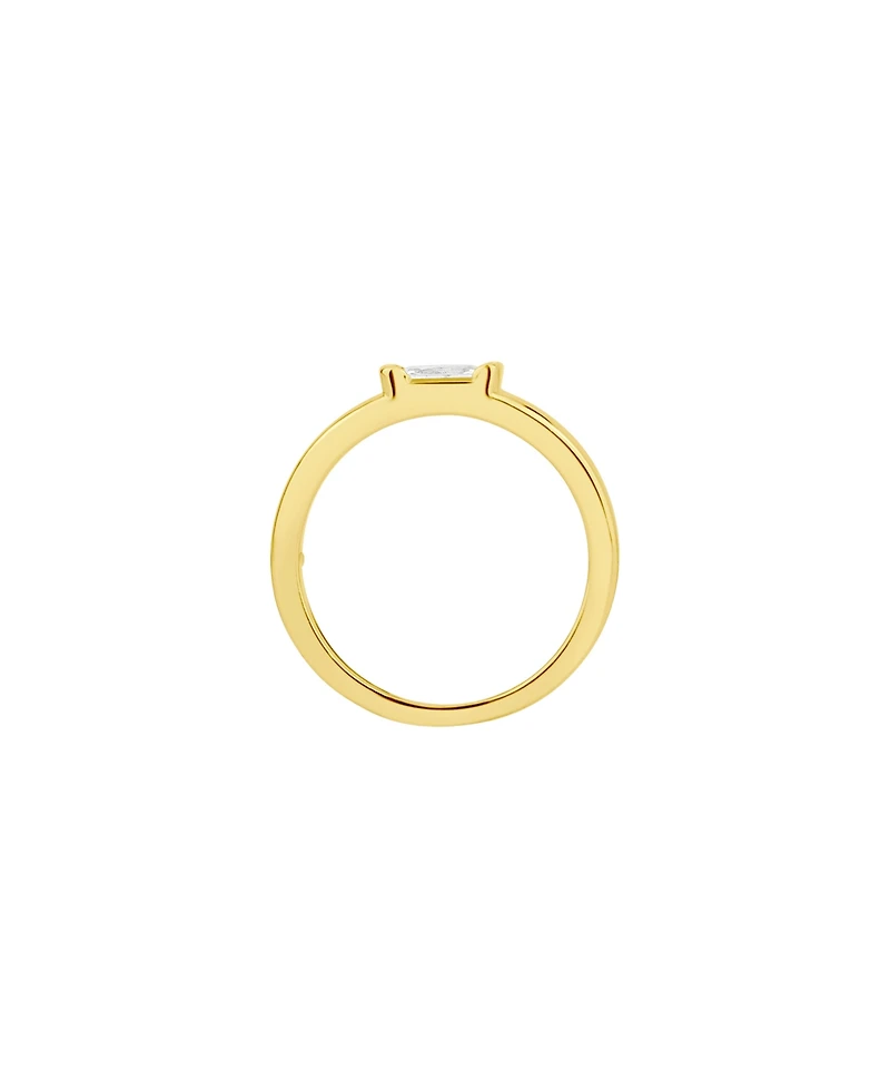 And Now This Cubic Zirconia Band Ring