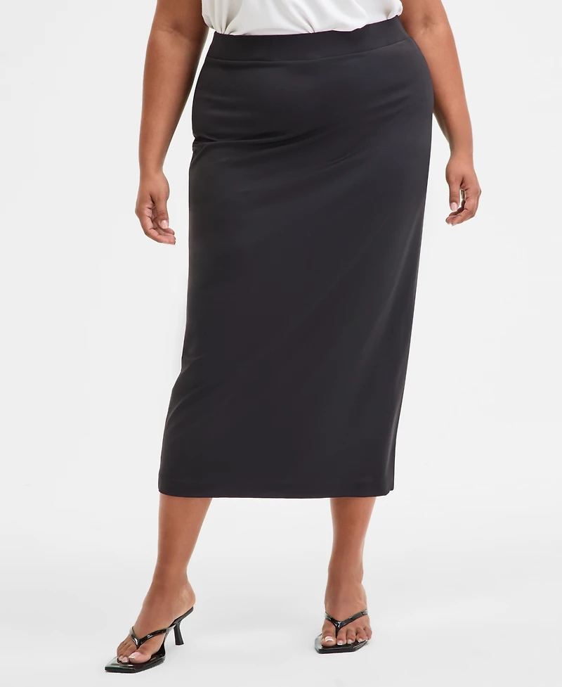 Bar Iii Trendy Plus Midi Skirt, Exclusively at Macy's