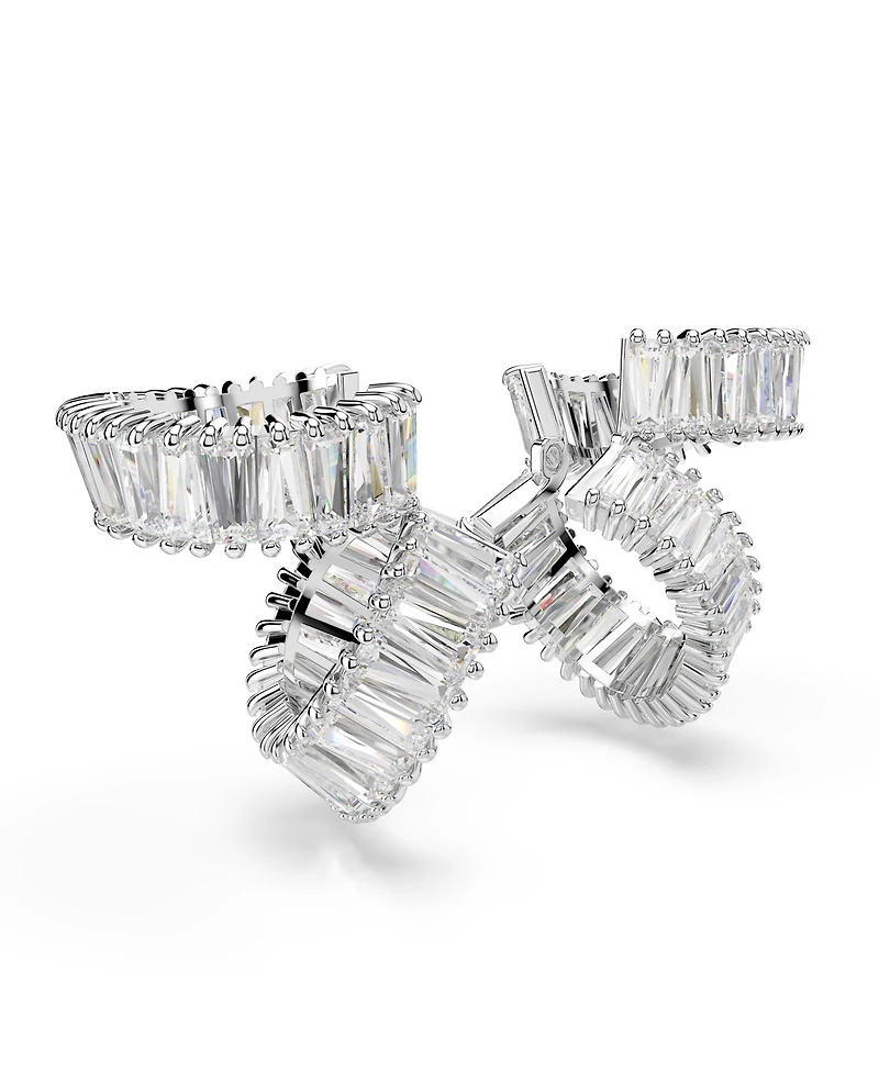 Swarovski Ariana Grande x Swarovski Crystal Baguette Cut Cuff Earrings