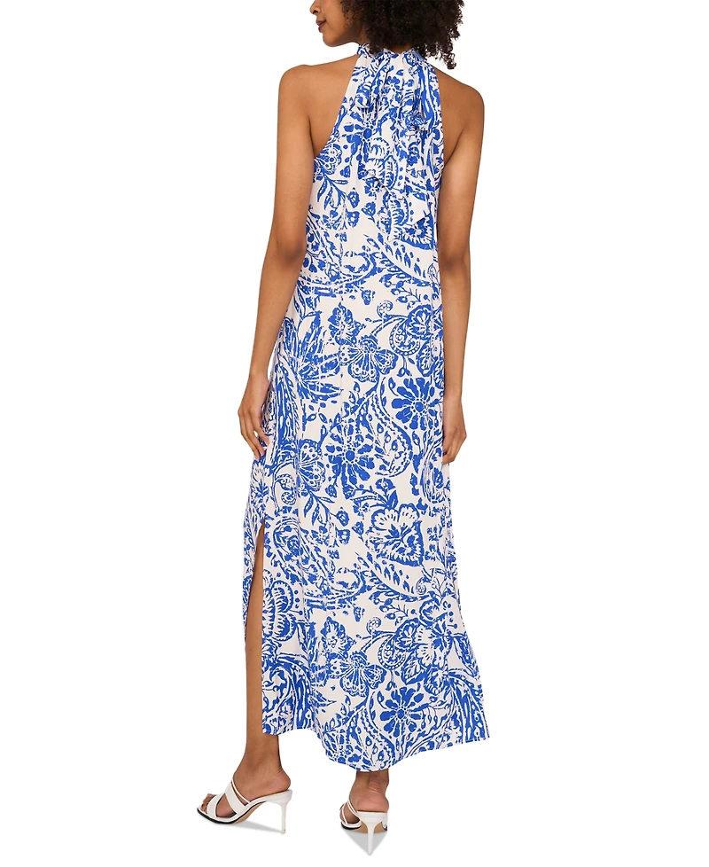 Vince Camuto Women's Paisley Halter-Neck Maxi Dress