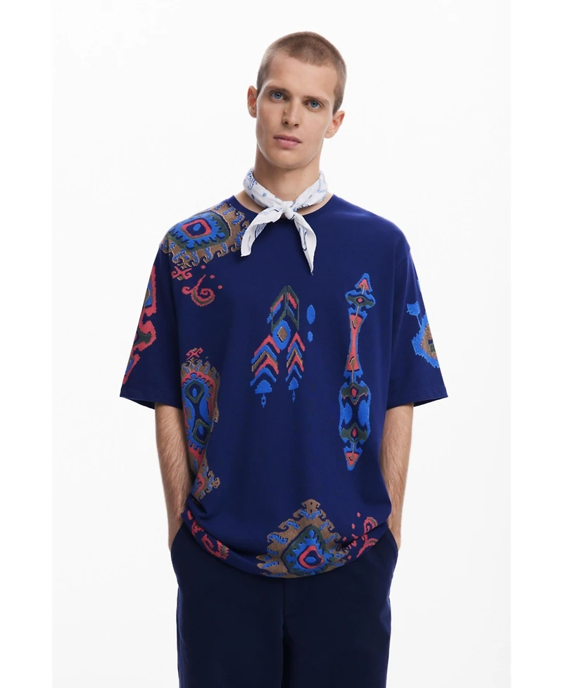 Desigual Men's Ethnic print T-shirt