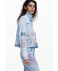 Desigual Women's Denim jacket with patches