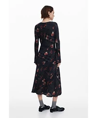 Desigual Women's Midi dress with checks