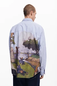 Desigual Men's Landscape print shirt