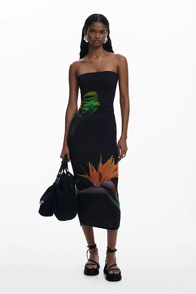 Desigual Women's Strapless dress