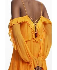 Desigual Women's Ruffled mini dress