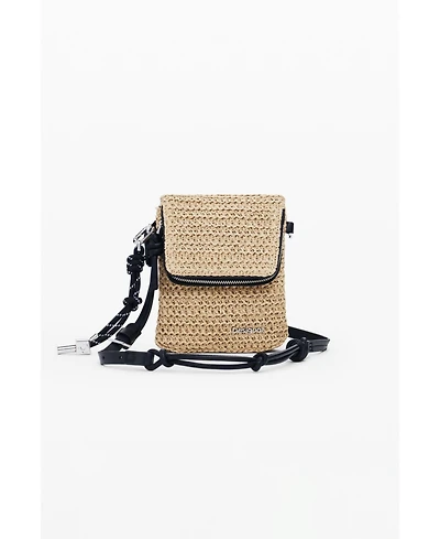 Desigual Women's Raffia phone holder wallet