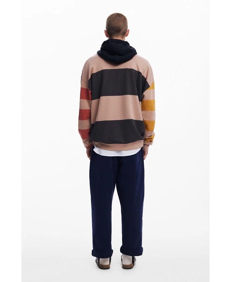 Desigual Men's Wide-striped sweatshirt