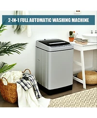 Full-Automatic Washing Machine 1.5 Cubic Feet 11 Lbs Washer and Dryer